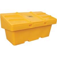 Salt Sand Container SOS, With Hasp, 72" x 36" x 36", 36 cu. Ft., Yellow Infinity Industrial Services Inc.