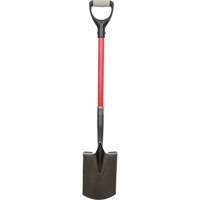 Heavy-Duty Shovels, Fibreglass, Carbon Steel Blade, D-Grip Handle, 30-1/2" Long Infinity Industrial Services Inc.