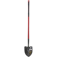 Pro Round Point Shovel, Tempered Steel Blade, Fibreglass, Straight Handle Infinity Industrial Services Inc.