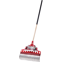 Multi-Purpose Lawn Rake, 20" Blade, 20 Tines, Hardwood Handle, Steel Blade Infinity Industrial Services Inc.