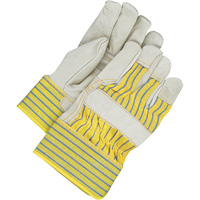Fitters Gloves with Patch Palm, One Size, Grain Cowhide Palm, Fleece Inner Lining Infinity Industrial Services Inc.