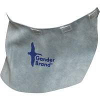 Gander Brand Split Leather Welding Helmet Bib, Pearl Grey Infinity Industrial Services Inc.
