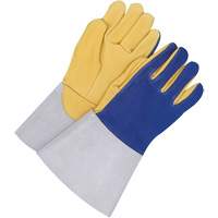 Gants pour soudeur TIG avec poignet de 5,5", Cuir fleur de daim, Taille 10 Infinity Industrial Services Inc.