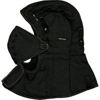 CarbonX&reg; FR Hardhat Liner with Face Mask, Black, Cotton/Jersey/Twill Infinity Industrial Services Inc.