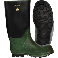 Bottes Journeyman, Caoutchouc, Embout Acier, Pointure 8, Semelle R&eacute;sistant aux perforations Infinity Industrial Services Inc.