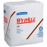 WypAll&reg; L20 Single-Use Towels, All-Purpose, 12-1/2" L x 12" W Infinity Industrial Services Inc.