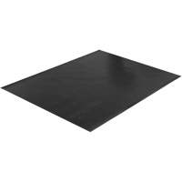 Tapis &agrave; nervures larges, Couloir, 4' x 75' x 1/8", Noir Infinity Industrial Services Inc.