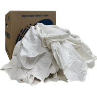 Wiper Rags Box, White, 10 lbs. Infinity Industrial Services Inc.