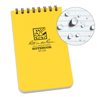 Pocket Top-Spiral Notebook, Soft Cover, Yellow, 100 Pages, 3" W x 5" L Infinity Industrial Services Inc.