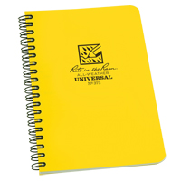 Side-Spiral Notebook, Soft Cover, Yellow, 64 Pages, 4-5/8" W x 7" L Infinity Industrial Services Inc.