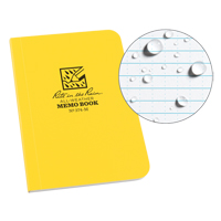 Memo Book, Soft Cover, Yellow, 112 Pages, 3-1/2" W x 5" L Infinity Industrial Services Inc.
