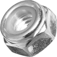 NE Standard Series Locknut Nylon Insert, 1/2"/1/2"-13 Dia., Zinc Plated, Coarse Infinity Industrial Services Inc.