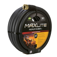 MAXLite Water Hose, Rubber, 3/4" dia. x 50' L Infinity Industrial Services Inc.