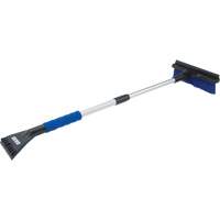 Snow Brush, Telescopic, Polypropylene Blade, 32-1/2" Long, Blue Infinity Industrial Services Inc.