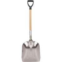 Scoop Shovel, Wood, Aluminum Blade, D-Grip Handle, 24-1/2" Length Infinity Industrial Services Inc.