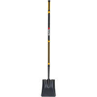 Pro Square Point Shovel, Fibreglass, Tempered Steel Blade, Straight Handle, 48" Long Infinity Industrial Services Inc.