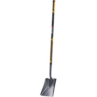 Pro Square Point Shovel, Fibreglass, Tempered Steel Blade, Straight Handle, 48" Long Infinity Industrial Services Inc.