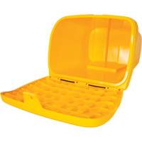 Salt & Sand Storage Bins, With Hasp, 21" x 27" x 26", 4.24 cu. ft., Yellow Infinity Industrial Services Inc.