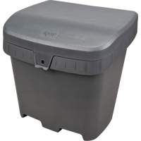 Salt & Sand Storage Bins, With Hasp, 21" x 27" x 26", 4.24 cu. ft., Grey Infinity Industrial Services Inc.