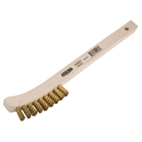 Petites brosses de nettoyage, Laiton, 2 x 9 rangs de fils, Longueur 8-5/8 Infinity Industrial Services Inc.