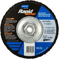 Bear-Tex&reg; Rapid Strip Non-Woven Depressed Center Discs, 7" Dia., Extra Coarse Grit, Silicon Carbide Infinity Industrial Services Inc.