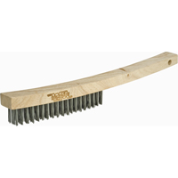 Long Handle Industrial-Duty Scratch Brush, Stainless Steel, 3 x 19 Wire Rows, 13-3/4" Long Infinity Industrial Services Inc.