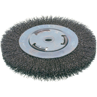 Brosses &eacute;conomiques &agrave; fils cr&ecirc;p&eacute;s - Face moyenne, 6" dia., Fils 0.014, Arbre 2" Infinity Industrial Services Inc.