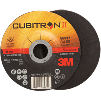 Cut-Off Wheels - CubitronII, 5" x 0.045", 7/8" Arbor, Type 27, Ceramic, 12250 RPM Infinity Industrial Services Inc.