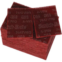 Scotch-Brite 7447 Hand Pads, Aluminum Oxide, 9" x 6", Very Fine Grit Infinity Industrial Services Inc.