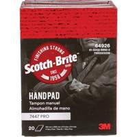 Scotch-Brite 7447 Hand Pads, Aluminum Oxide, 9" x 6", Very Fine Grit Infinity Industrial Services Inc.