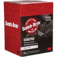Scotch-Brite 7447 Hand Pads, Aluminum Oxide, 9" x 6", Very Fine Grit Infinity Industrial Services Inc.