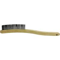 Brosse de nettoyage, Acier inoxydable, 3 x 19 rangs de fils, Longueur 13-11/16" Infinity Industrial Services Inc.