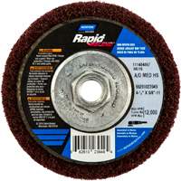 Rapid Blend Non-Woven Depressed Center Abrasive Disc, 4-1/2" Dia., 150-180 Grit, Aluminum Oxide Infinity Industrial Services Inc.