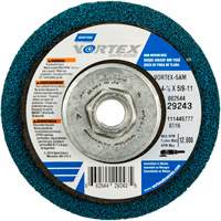 Vortex Rapid Blend Non-Woven Depressed Center Abrasive Disc, 4-1/2" Dia., 100-120 Grit, Aluminum Oxide Infinity Industrial Services Inc.