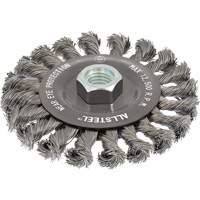 AllSteel Wire Brush, 4-1/2" Dia., 0.02" Fill, 5/8"-11 Arbor, Steel Infinity Industrial Services Inc.