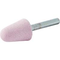 Vitrified Bond Mounted Point, A5, Aluminum Oxide, 3/4" Dia., 1-1/8" L, 80 Grit Infinity Industrial Services Inc.