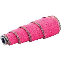 R928 Tapered Spiral Roll, 80 Grit, 1/2" Dia., Ceramic Alumina, 1-1/2" L, 1/8" Arbor Infinity Industrial Services Inc.