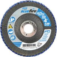 R884P BlueFire&reg; Conical Flap Disc, 4" x 5/8", Type 29, P60 Grit, Zirconia Alumina Infinity Industrial Services Inc.