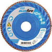 BlueFire&reg; Medium Grade Flap Disc, 4-1/2" x 7/8", Type 27, 60 Grit, Zirconia Alumina Infinity Industrial Services Inc.