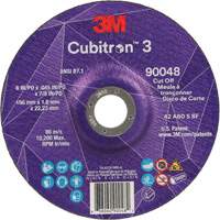 Cubitron 3 Cut-Off Wheel, 6" x 0.045", 7/8" Arbor, Type T27, Ceramic, 10200 RPM Infinity Industrial Services Inc.