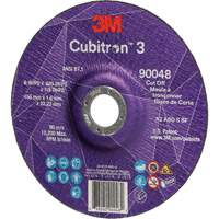 Cubitron 3 Cut-Off Wheel, 6" x 0.045", 7/8" Arbor, Type T27, Ceramic, 10200 RPM Infinity Industrial Services Inc.