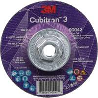 Cubitron 3 Cut-Off Wheel, 4-1/2" x 0.09", 5/8"-11 Arbor, Type T27, Ceramic, 13300 RPM Infinity Industrial Services Inc.