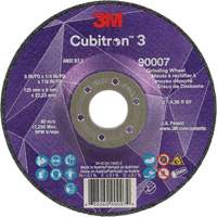 Cubitron 3 Depressed Centre Grinding Wheel, 5" x 1/4", 7/8" Arbor, Ceramic, Type T27 Infinity Industrial Services Inc.