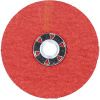 Blaze F980 Speed-Change Fastener Fiber Locking Disc, 4-1/2" Dia., 24 Grit, Ceramic Alumina Infinity Industrial Services Inc.