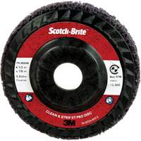Disque Clean and Strip XT Pro XO-DC Scotch-Brite, 4-1/2" dia., Grain Extra grossier, Carbure de silicium Infinity Industrial Services Inc.