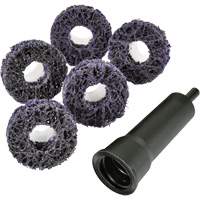 Trousse de disques de nettoyage pour moyeu de frein Pro Brake Hub Roloc Scotch-Brite, Grain Extra grossier, Carbure de silicium Infinity Industrial Services Inc.
