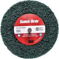 Disque Clean and Strip XT Pro Extra Cut Disc XC-DC Scotch-Brite, 4" dia., Grain Extra grossier, Oxyde d'aluminium Infinity Industrial Services Inc.