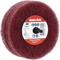 Roue de ponçage &agrave; usage g&eacute;n&eacute;ral Scotch-Brite Roloc Plus, 4" dia. Infinity Industrial Services Inc.