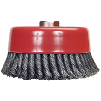 Brosse-boisseau &agrave; fils nou&eacute;s, 6" dia. x 5/8"-11 arbre Infinity Industrial Services Inc.