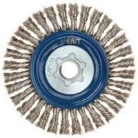 Stringer Bead Knot Wire Brush For Angle Grinders, 5" Dia., 0.02" Fill, 5/8"-11 Arbor, Stainless Steel Infinity Industrial Services Inc.